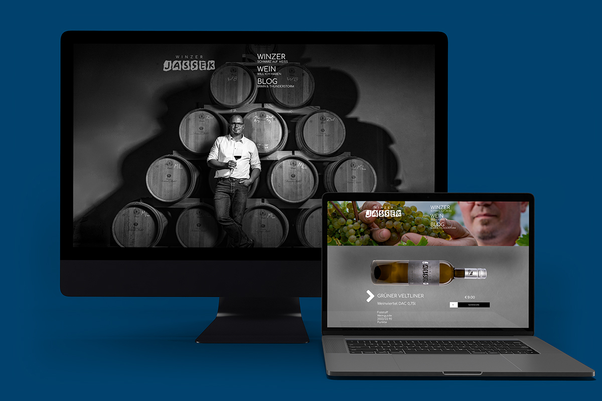Webdesign Online Weinshop Winzer Jassek
