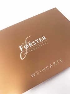 Weinkarte Weinkellerei Forster